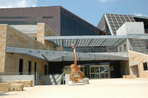 The front of Austin City Hall.