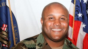 Chris Dorner shown in military fatigues 